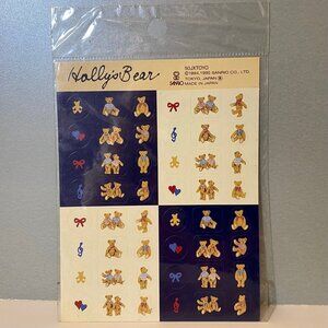Vintage Sanrio 1995 Holly’s Bear Stickers